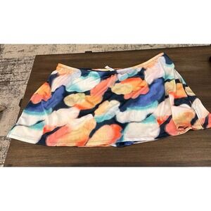 Cacique Swim Lane Bryant High Waist Swim Skirt With Brief Plus Size 28